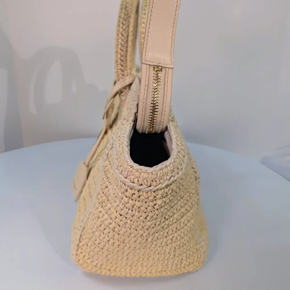 Yves Saint Laurent Downtown Raffia Bag - Picture 5 of 14